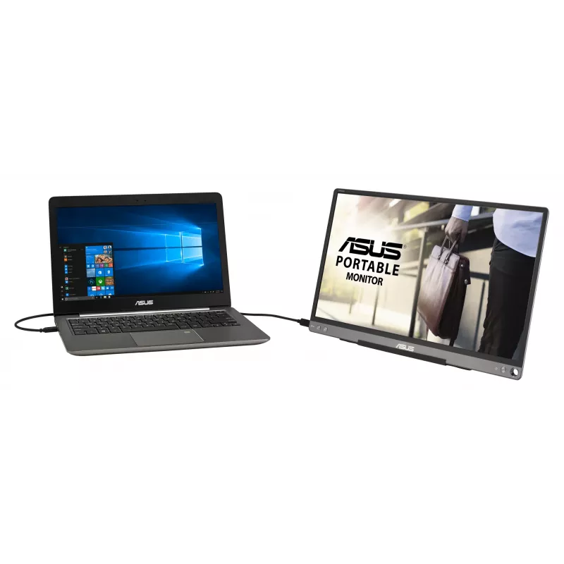 Monitor komputerowy ASUS ZenScreen MB16ACE 39,6 cm (15,6 cala) 1920 x 1080 pikseli Full HD LED szary