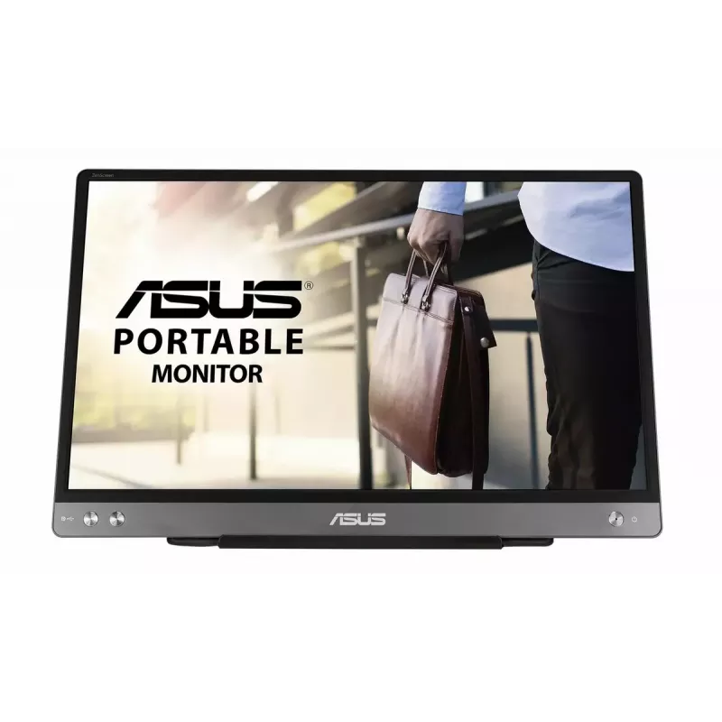 ASUS MB14AC monitor komputerowy 35,6 cm (14 cali) 1920 x 1080 pikseli Full HD Szary