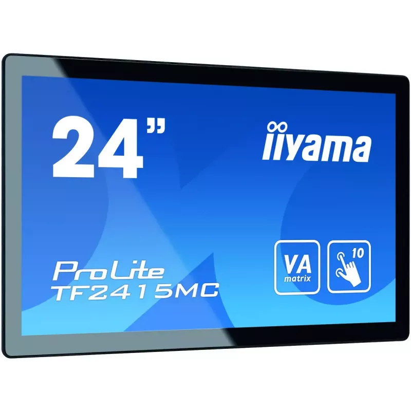 Monitor komputerowy iiyama ProLite TF2415MC-B2 60,5 cm (23,8 cala) 1920 x 1080 pikseli Full HD LED ekran dotykowy Multi-user Czarny