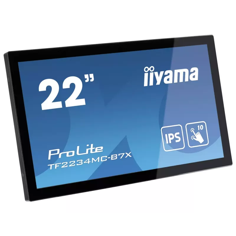 Monitor komputerowy iiyama ProLite TF2234MC-B7X 54,6 cm (21,5 cala) 1920 x 1080 pikseli Full HD LED Dotykowy Multi-użytkownik Czarny