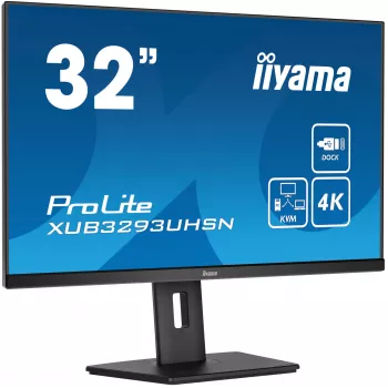 Monitor komputerowy iiyama ProLite XUB3293UHSN-B5 80 cm (31.5 cala) 3840 x 2160 pikseli 4K Ultra HD LCD Czarny