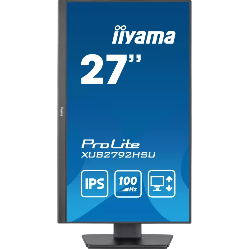 Monitor komputerowy iiyama XUB2792HSU-B6 68,6 cm (27 cali) 1920 x 1080 pikseli Full HD LED Czarny