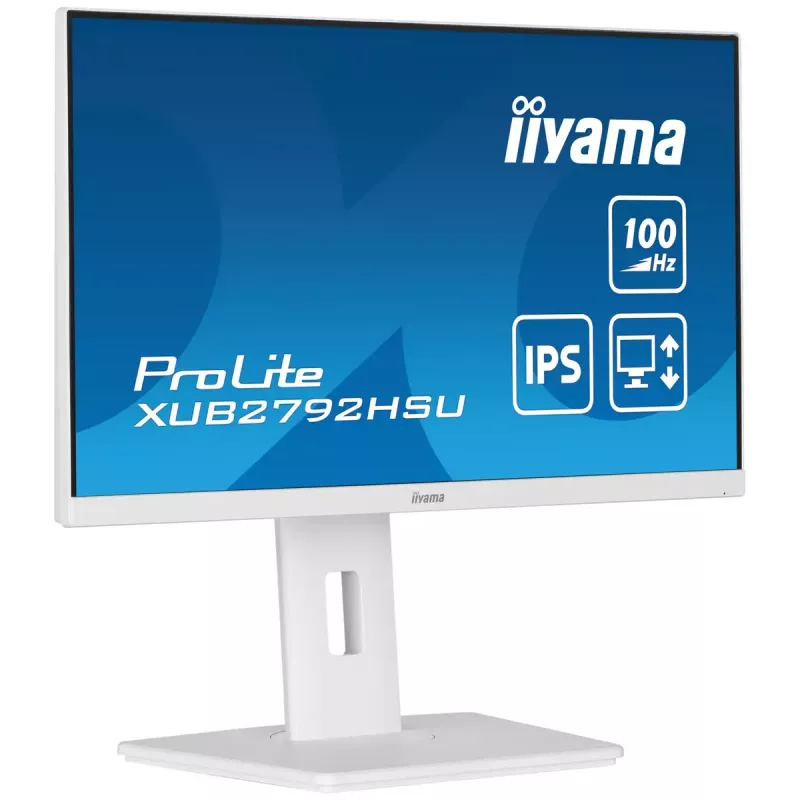 Monitor komputerowy iiyama ProLite XUB2792HSU-W6 68,6 cm (27 cali) 1920 x 1080 Full HD LED Biały