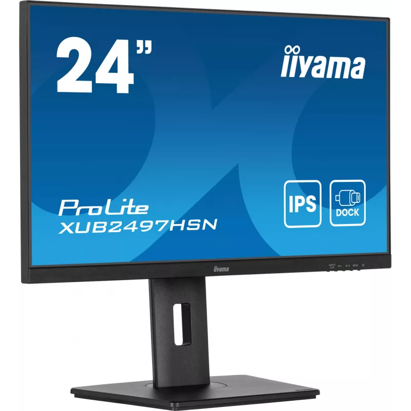 Monitor komputerowy iiyama ProLite XUB2497HSN-B2 60,5 cm (23,8 inch) 1920 x 1080 pikseli Full HD LED Czarny