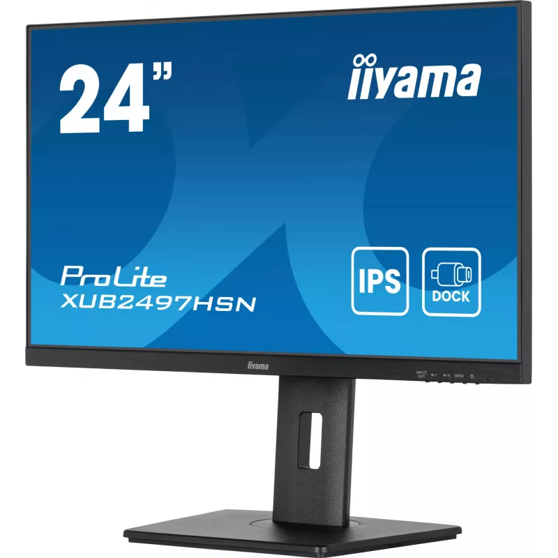 Monitor komputerowy iiyama ProLite XUB2497HSN-B2 60,5 cm (23,8 inch) 1920 x 1080 pikseli Full HD LED Czarny