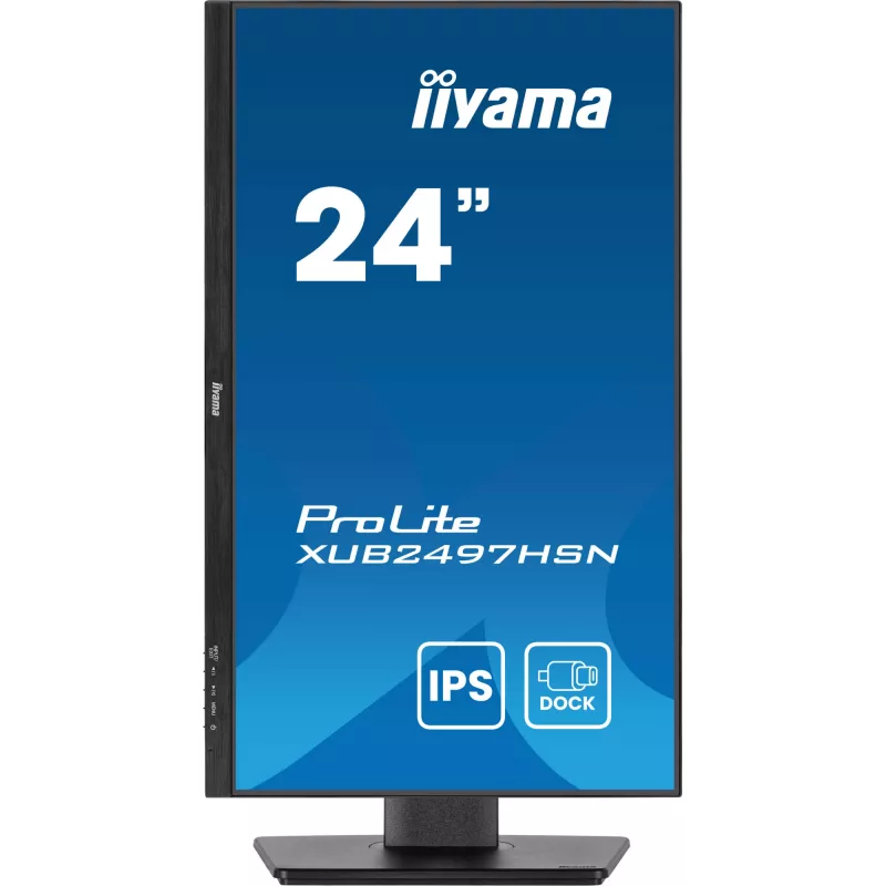 Monitor komputerowy iiyama ProLite XUB2497HSN-B2 60,5 cm (23,8 inch) 1920 x 1080 pikseli Full HD LED Czarny