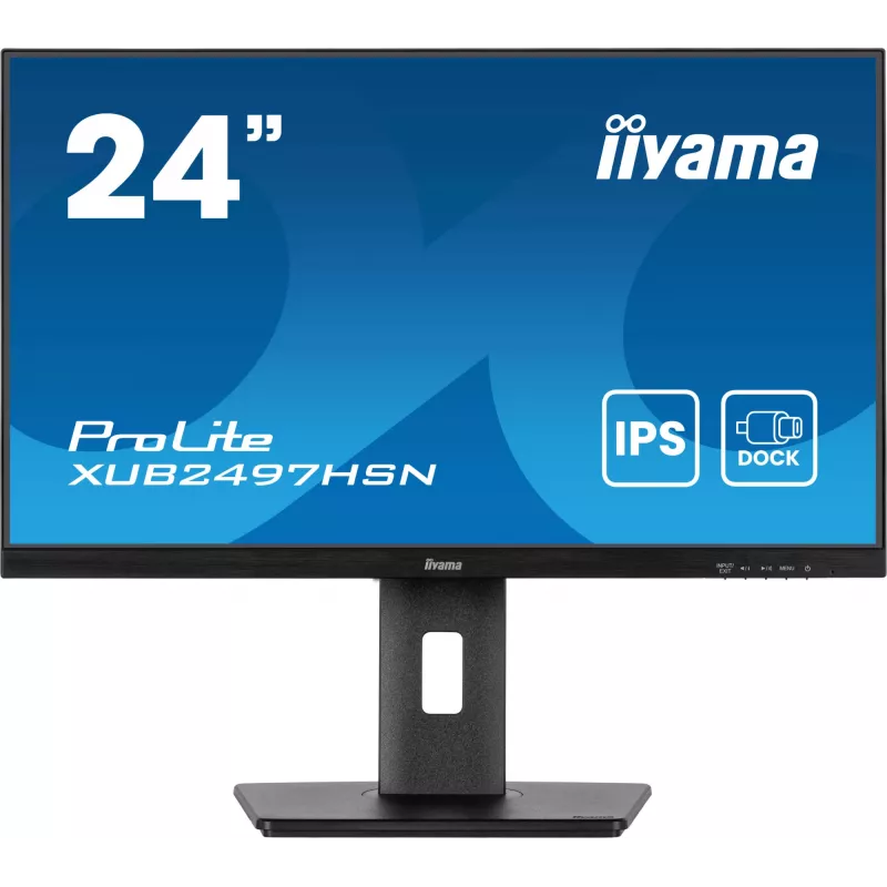 Monitor komputerowy iiyama ProLite XUB2497HSN-B2 60,5 cm (23,8 inch) 1920 x 1080 pikseli Full HD LED Czarny