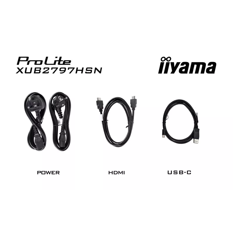 Monitor komputerowy iiyama ProLite XUB2797HSN-B2 68,6 cm (27 cali) 1920 x 1080 pikseli Full HD LED Czarny