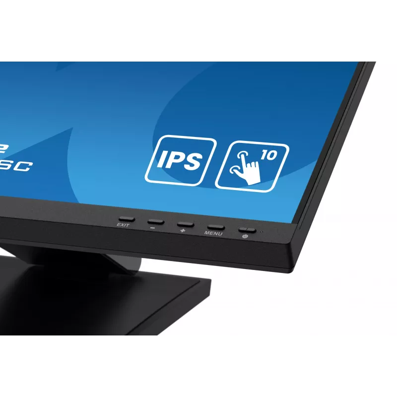 Monitor komputerowy iiyama ProLite T2454MSC-B2AG 60,5 cm (23,8 cala) 1920 x 1080 pikseli Full HD LED Dotykowy Wielu użytkowników Czarny