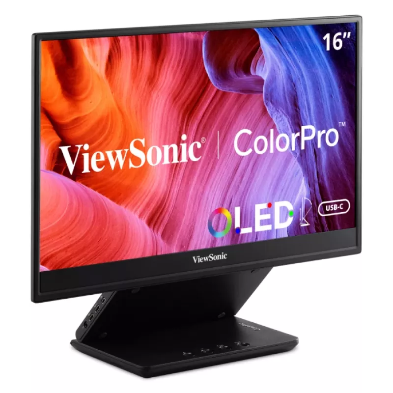 Monitor komputerowy Viewsonic VP Series VP16-OLED 40,6 cm (16 cali) 1920 x 1080 pikseli Full HD Czarny