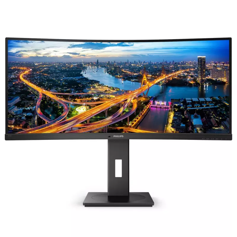 Philips B Line 346B1C/00 monitor komputerowy 86,4 cm (34 cale) 3440 x 1440 pikseli Quad HD LCD Czarny
