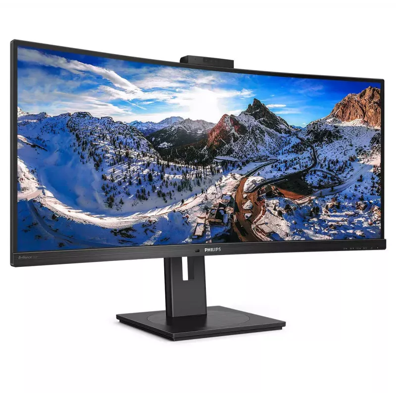 Philips P Line 346P1CRH/00 monitor komputerowy 86,4 cm (34 cale) 3440 x 1440 pikseli UltraWide Quad HD LED Czarny