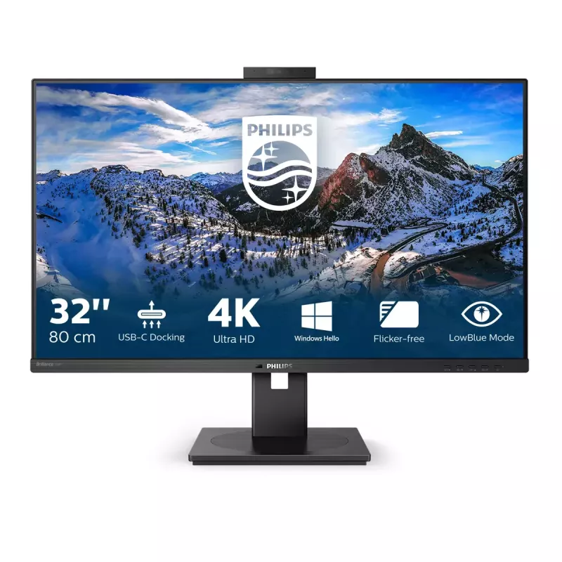 Philips P Line 329P1H/00 monitor komputerowy 80 cm (31,5 cala) 3840 x 2160 pikseli 4K Ultra HD LED Czarny