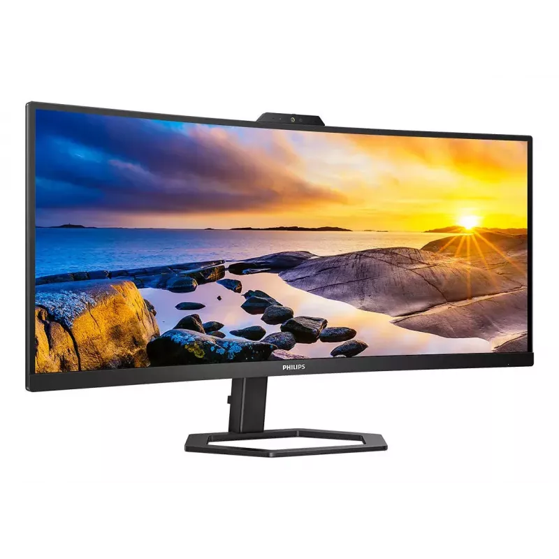 Philips 5000 series 34E1C5600HE/00 monitor komputerowy 86,4 cm (34 cale) 3440 x 1440 pikseli 4K Ultra HD LED Czarny