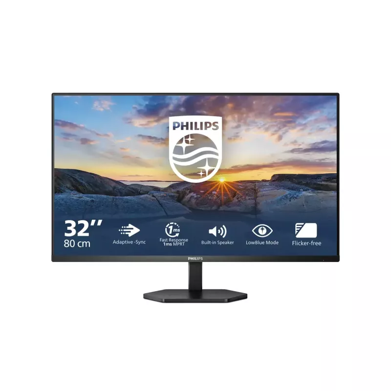 Philips 3000 series 32E1N3100LA/00 monitor komputerowy 80 cm (31.5 cala) 1920 x 1080 pikseli Full HD LCD Czarny