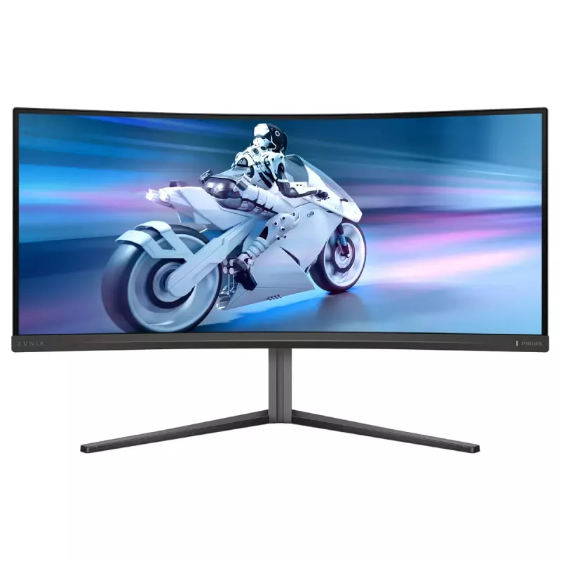 Monitor komputerowy Philips Evnia 34M2C6500/00 86,4 cm (34 cale) 3440 x 1440 pikseli Wide Quad HD QD-OLED Szary