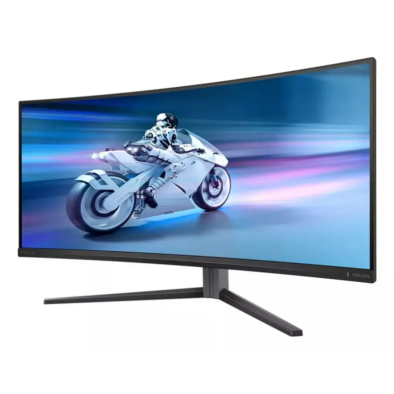 Monitor komputerowy Philips Evnia 34M2C6500/00 86,4 cm (34 cale) 3440 x 1440 pikseli Wide Quad HD QD-OLED Szary