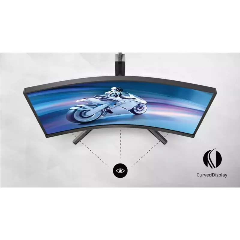 Monitor komputerowy Philips Evnia 34M2C6500/00 86,4 cm (34 cale) 3440 x 1440 pikseli Wide Quad HD QD-OLED Szary