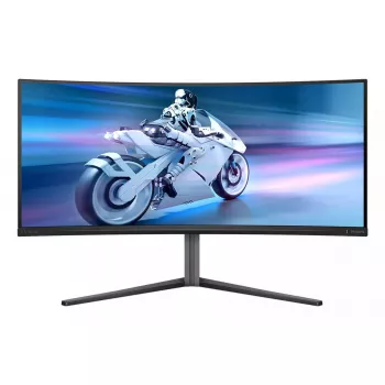 Monitor komputerowy Philips Evnia 34M2C6500/00 86,4 cm (34 cale) 3440 x 1440 pikseli Wide Quad HD QD-OLED Szary