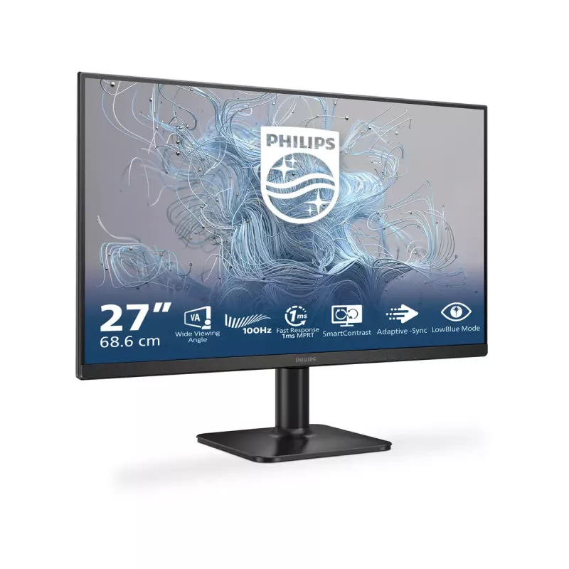 Philips 1000 series 27E2N1100L/00 monitor komputerowy 68.6 cm (27 cali) 1920 x 1080 pikseli Full HD LCD Czarny