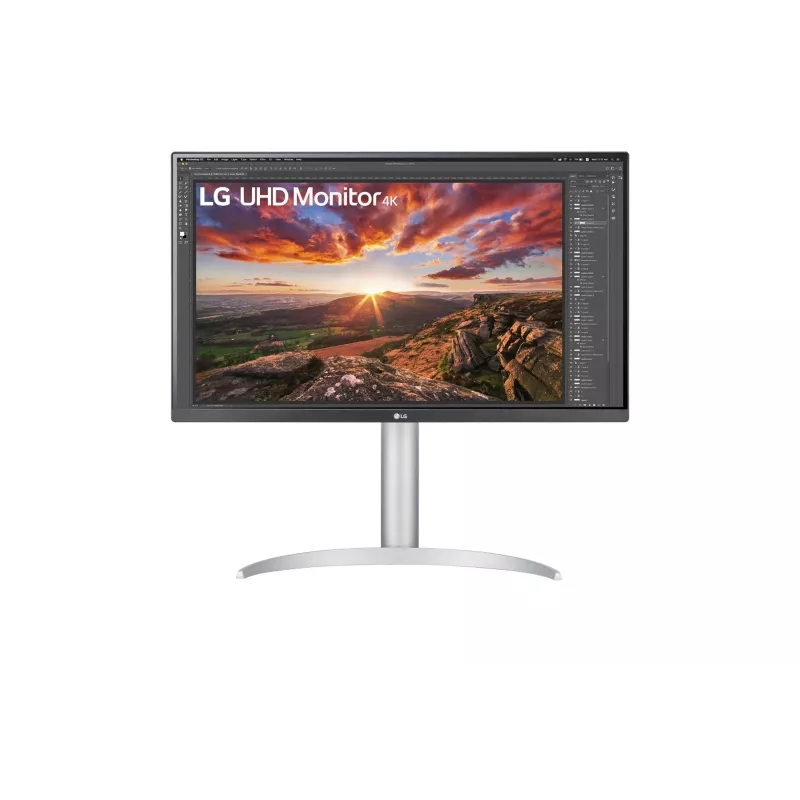 LG 27UP85NP-W monitor komputerowy 68,6 cm (27 cali) 3840 x 2160 pikseli 4K Ultra HD LED Srebrny