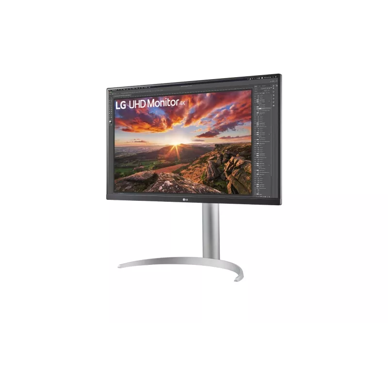 LG 27UP85NP-W monitor komputerowy 68,6 cm (27 cali) 3840 x 2160 pikseli 4K Ultra HD LED Srebrny