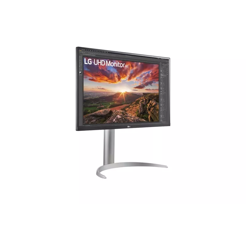 LG 27UP85NP-W monitor komputerowy 68,6 cm (27 cali) 3840 x 2160 pikseli 4K Ultra HD LED Srebrny