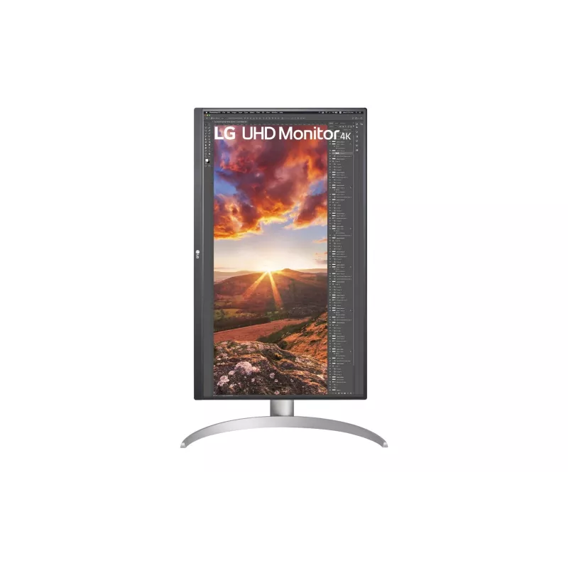 LG 27UP85NP-W monitor komputerowy 68,6 cm (27 cali) 3840 x 2160 pikseli 4K Ultra HD LED Srebrny