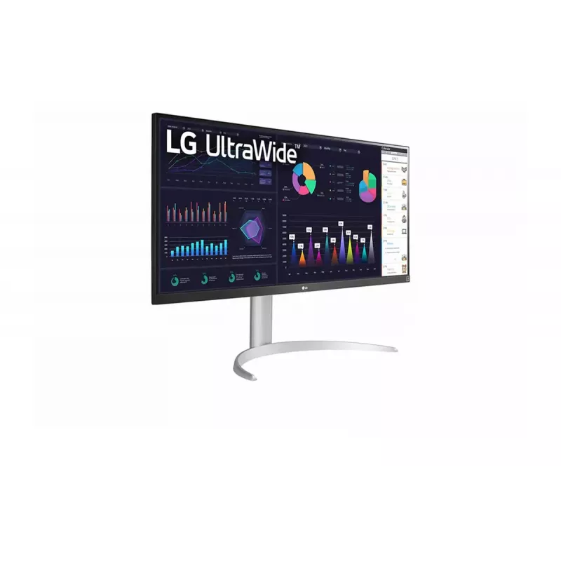 LG 34WQ650-W monitor komputerowy 86,4 cm (34 cale) 2560 x 1080 pikseli WFHD LCD Srebrny, Biały