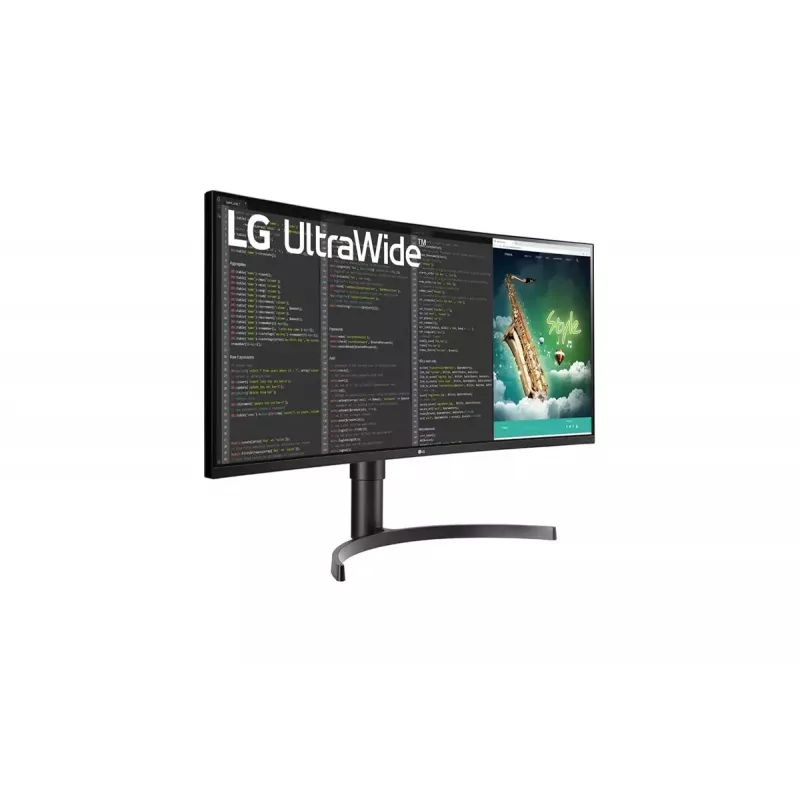Monitor komputerowy LG 35WN75CP-B.AEU 88,9 cm (35 cali) 3440 x 1440 pikseli 4K Ultra HD LED Czarny