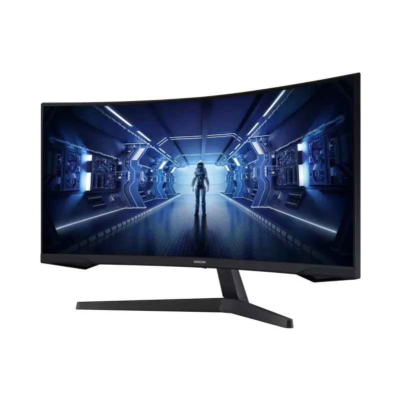 Monitor komputerowy Samsung G55T 86,4 cm (34 cale) 3440 x 1440 pikseli UltraWide Quad HD LED Czarny