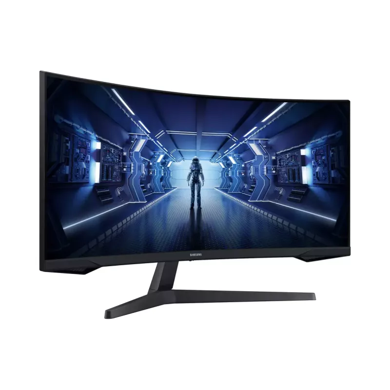 Monitor komputerowy Samsung G55T 86,4 cm (34 cale) 3440 x 1440 pikseli UltraWide Quad HD LED Czarny