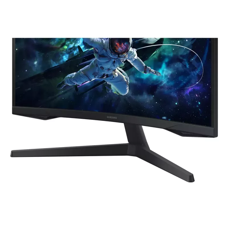 Monitor Samsung G55C 27 cali Quad HD 2560x1440 VA LED Zakrzywiony 1000R, 165Hz, 1ms, FreeSync, VESA, Czarny