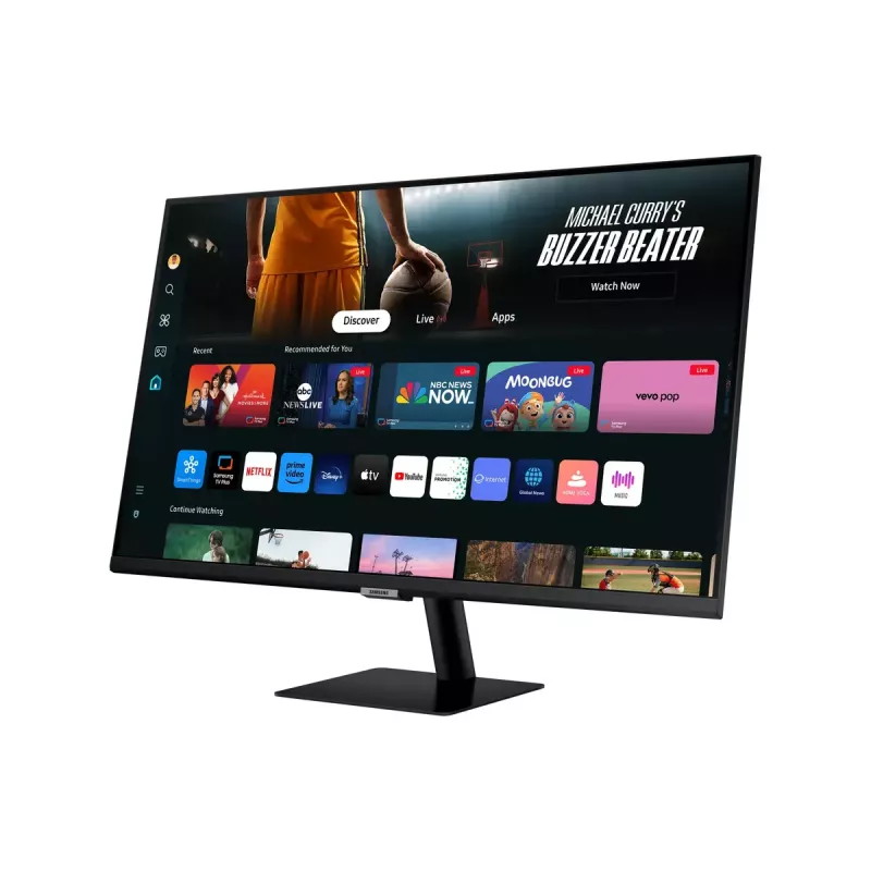 Monitor komputerowy Samsung M70D 81,3 cm (32 cale) 3840 x 2160 pikseli 4K Ultra HD LED Czarny