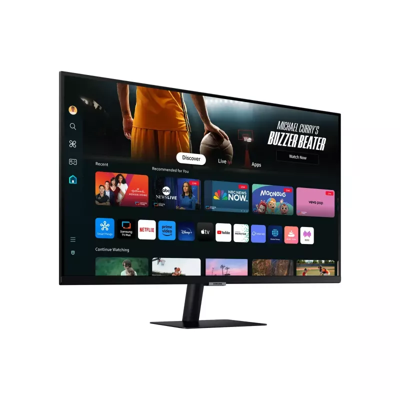 Monitor komputerowy Samsung M70D 81,3 cm (32 cale) 3840 x 2160 pikseli 4K Ultra HD LED Czarny