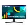 Monitor Samsung 27 cali S36GD Full HD (1920×1080), VA LCD, 100 Hz, 4 ms, 1800R zakrzywiony, HDMI i VGA, VESA 75x75, czarny