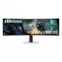 49-calowy zakrzywiony monitor OLED Samsung S49DG910SU — Dual QHD 5120×1440, 32:9, 0,03 ms, 2×USB-C, VESA, regulacja wysokości