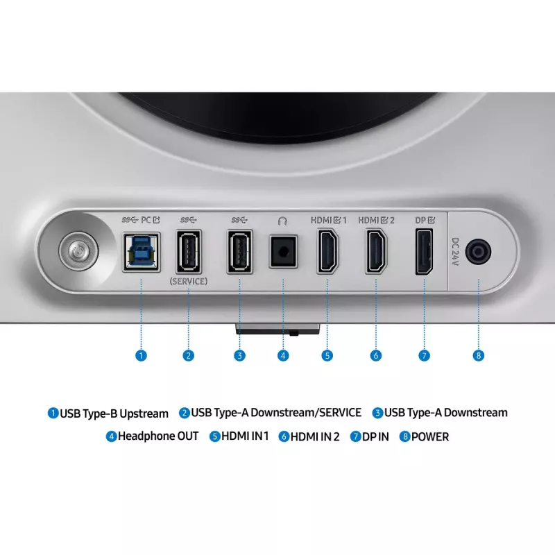 Monitor komputerowy Samsung S27DG610SU 68,6 cm (27 cali) 2560 x 1440 pikseli Quad HD OLED Srebrny