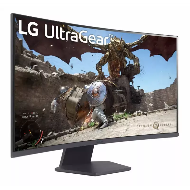LG 32GS60QC-B monitor komputerowy 80 cm (31,5 cala) 2560 x 1440 pikseli Quad HD LCD Czarny