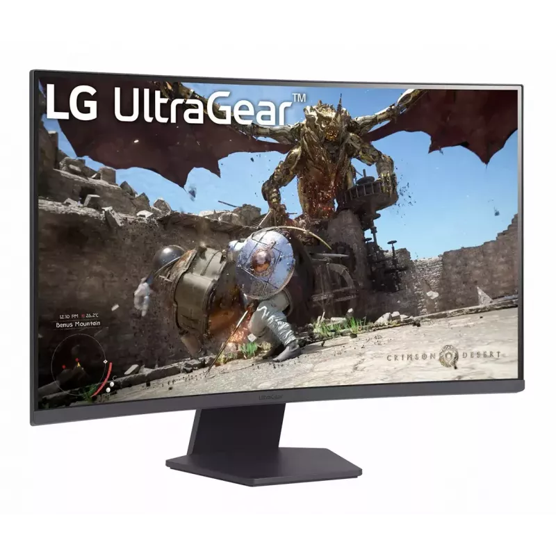LG 32GS60QC-B monitor komputerowy 80 cm (31,5 cala) 2560 x 1440 pikseli Quad HD LCD Czarny
