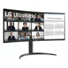 Monitor komputerowy LG 34WR55QK-B 86,4 cm (34 cale) 3440 x 1440 piksele Wide Quad HD Czarny