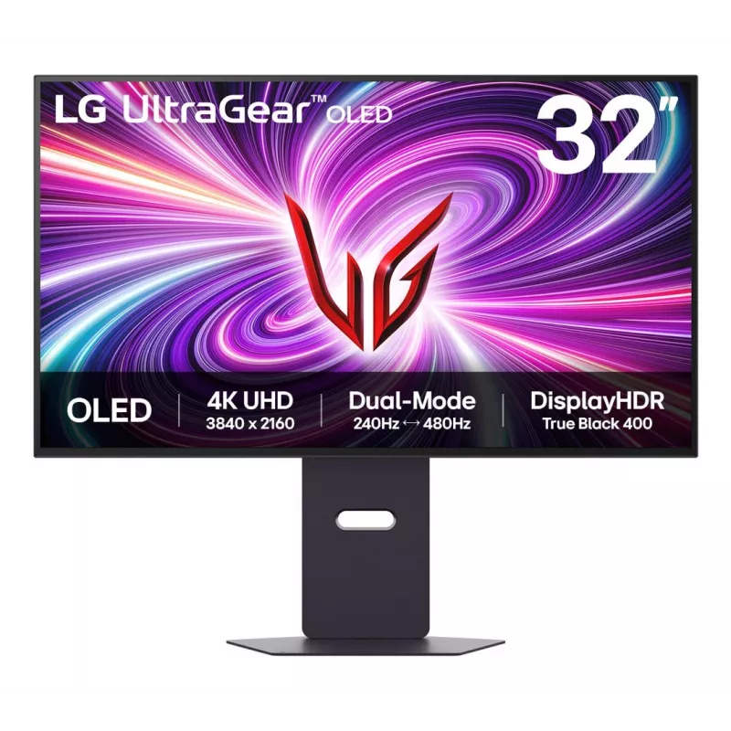 Monitor komputerowy LG 32GS95UV-B 81,3 cm (32 cale) 3840 x 2160 pikseli 4K Ultra HD OLED Czarny