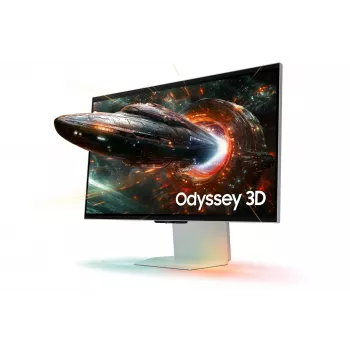 Monitor komputerowy Samsung G90XF 68,6 cm (27 cali) 3840 x 2160 pikseli 4K Ultra HD LCD Srebrny
