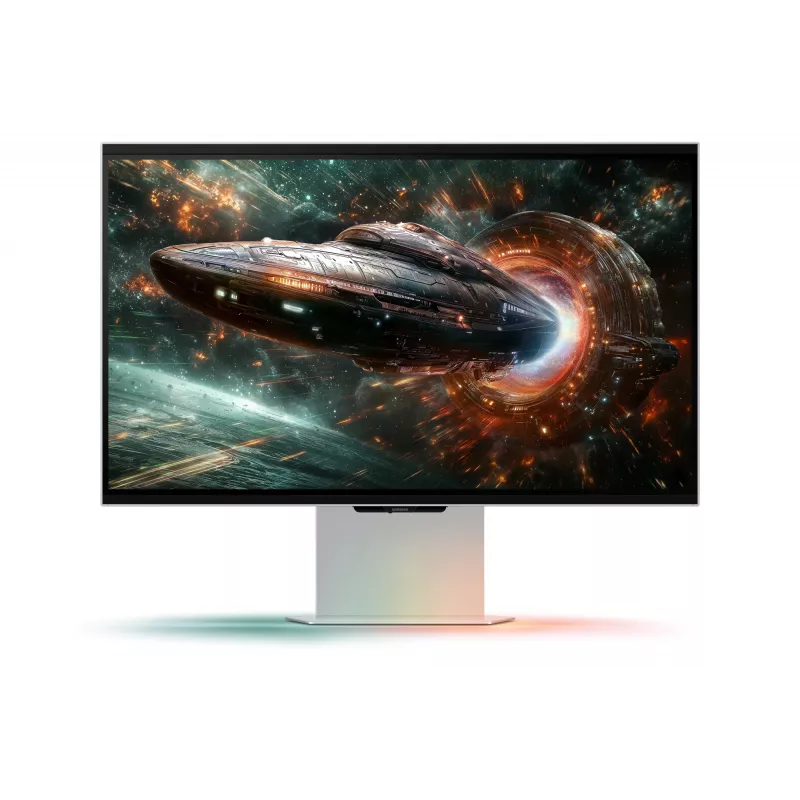 Monitor komputerowy Samsung G90XF 68,6 cm (27 cali) 3840 x 2160 pikseli 4K Ultra HD LCD Srebrny