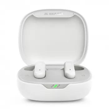 JBL Wave Flex 2 Zestaw słuchawkowy Bezprzewodowy Douszny Połączenia/Muzyka USB Type-C Biały
