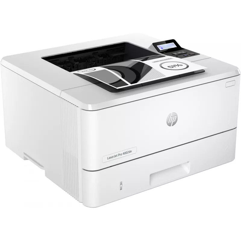 Drukarka HP LaserJet Pro 4002dn, laserowa, 1200 x 1200 DPI, A4, 40 str./min, drukowanie dwustronne, biała
