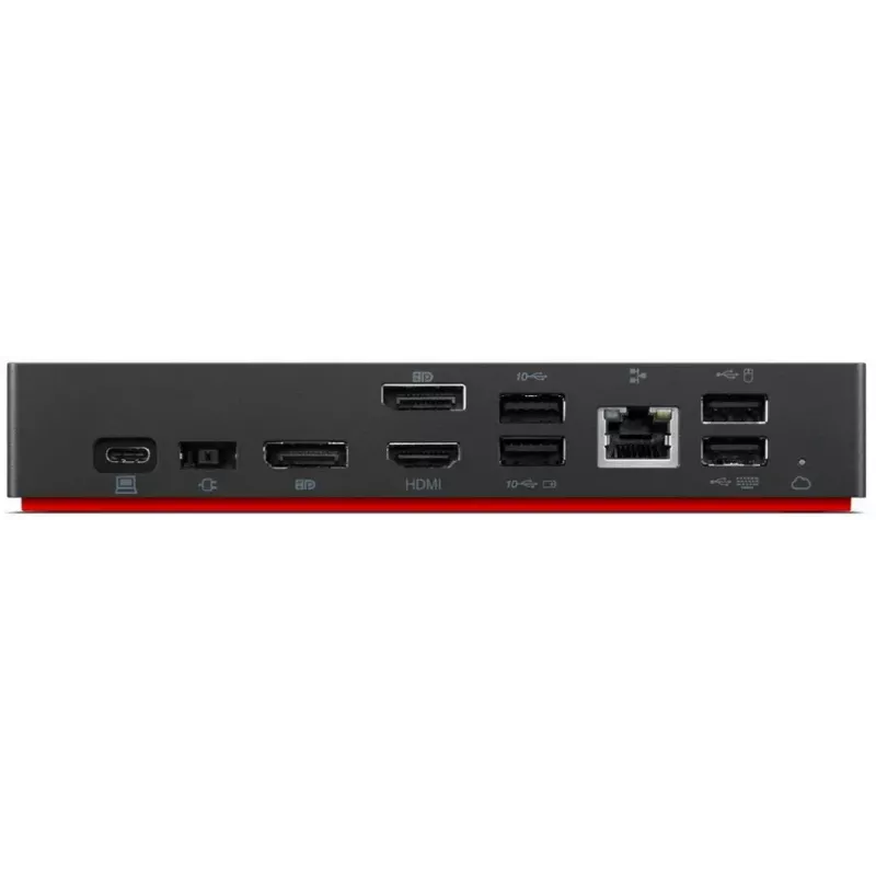 Lenovo ThinkPad Universal USB-C Smart Dock Przewodowa stacja dokująca USB 3.2 Gen 2 (3.1 Gen 2) Typu-C Czarna