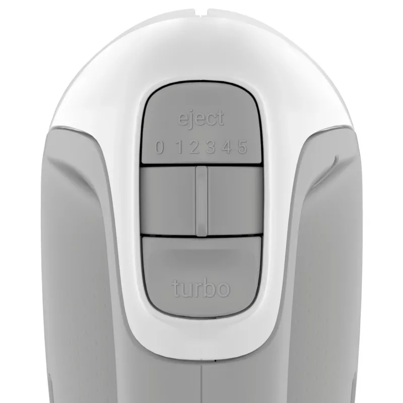 Mikser ręczny Tefal Prep'Mix HT450B — 450 W, 5 prędkości, turbo, metalowe trzepaczki, biały