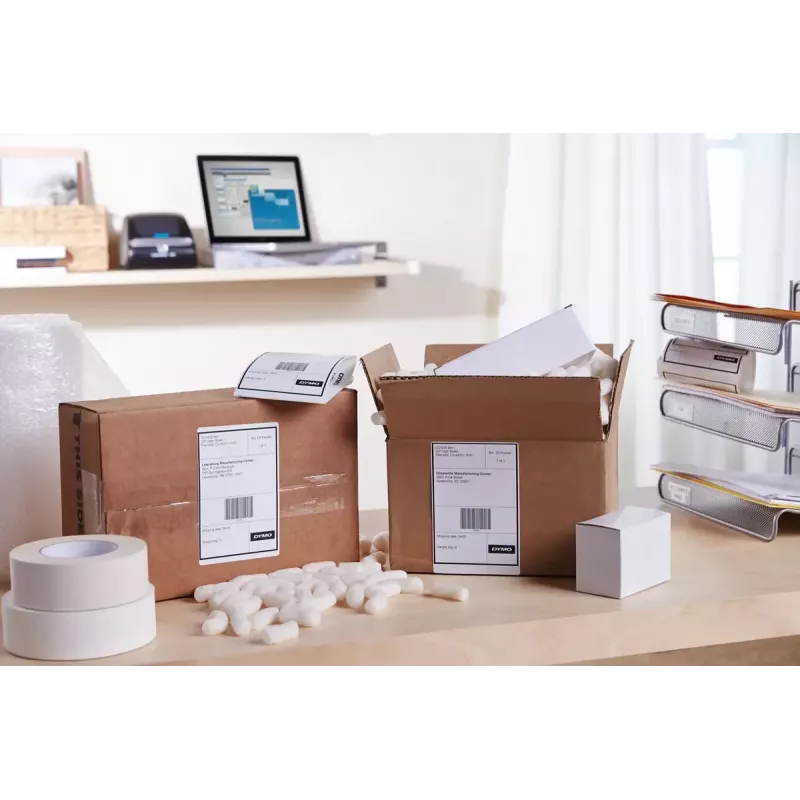 DYMO LabelWriter 5XL Drukarka etykiet | Automatyczne rozpoznawanie etykiet | Drukuje etykiety wysyłkowe o szerokim formacie od Amazon DHL i innych | Idealna dla sprzedawców e-commerce | Wtyczka EU 2-pinowa