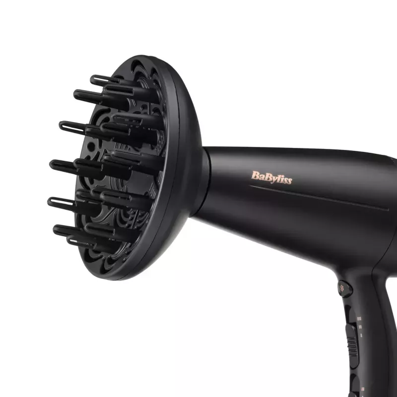 Suszarka do włosów BABYLISS D570DE Turbo Shine 2200 W z dyfuzorem i koncentratorem